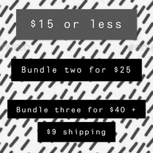 Bundle and save:))